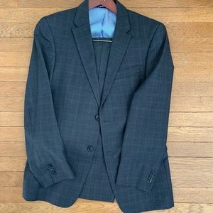 Tommy Hilfiger Dark Gray plaid suit